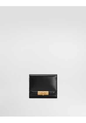 Dolce & Gabbana P.foglio French Flap - Woman Wallets And Small Leather Goods Black Onesize
