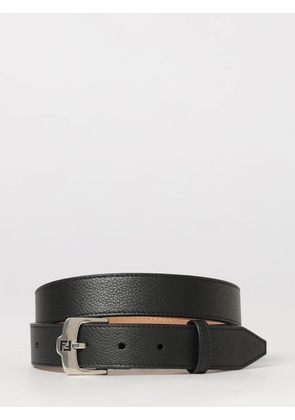 FENDI Grained Leather FF Belt