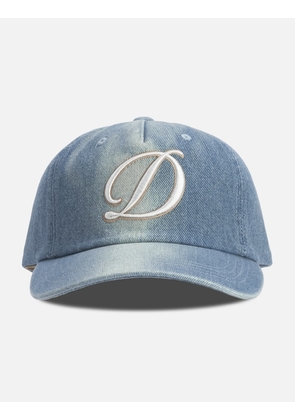 Cursive Denim Worker Cap