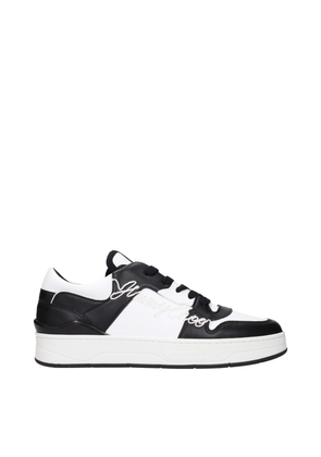 Jimmy Choo Black Leather Sneakers - EU41/US8