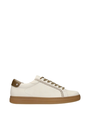 Jimmy Choo Beige Leather Sneakers - EU41.5/US8.5