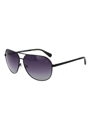 Timberland Black Metal Sunglasses