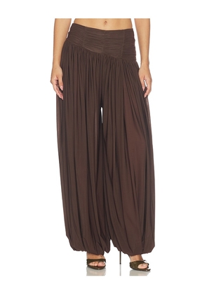 Maygel Coronel Gravitas Pant in Brown. Size XXS/XS. Also in M/L, S/M, XL/XXL.