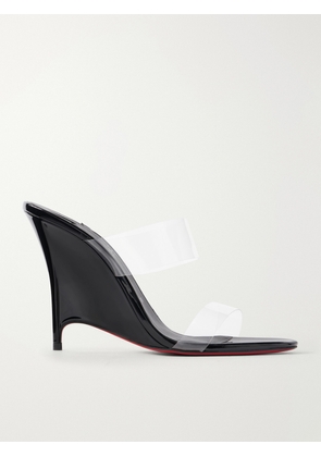 Christian Louboutin - Solo Zee 100 Tpu Wedge Sandals - Black - IT36,IT36.5,IT37,IT37.5,IT38,IT38.5,IT39,IT39.5,IT40,IT40.5,IT41,IT41.5,IT42