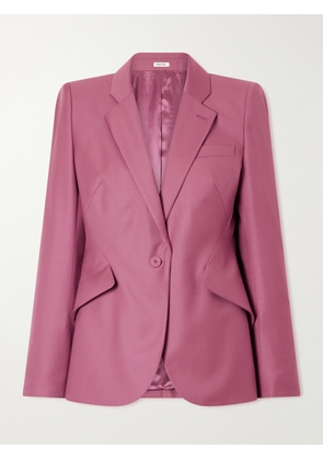 MCQUEEN - Wool Blazer - Pink - IT38,IT40,IT42,IT44
