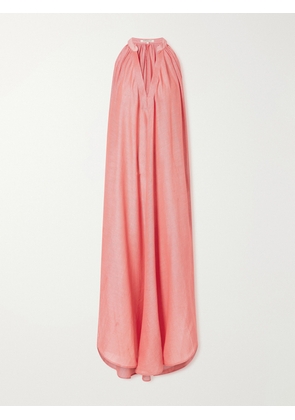 Marrakshi Life - The Halter Cotton Maxi Dress - Red - xx small,x small,small,medium,large