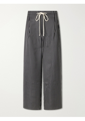 Maria McManus - Balloon Drawstring Habotai Wide-leg Pants - Black - x small,small,medium,large
