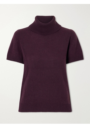 Allude - Cashmere Turtleneck Sweater - Purple - xx small,x small,small,medium,large,x large
