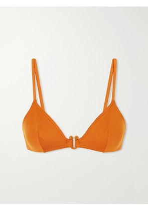 Eres - Stylish Embellished Triangle Bikini Top - Orange - FR 36,FR 38,FR 40,FR 42,FR 44