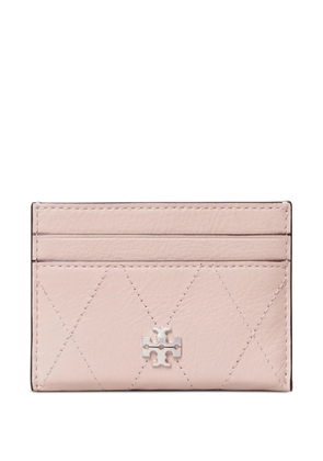 Tory Burch Charlie quilted card holder - Pink