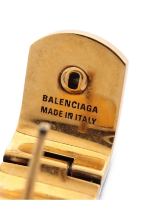 Balenciaga Pre-Owned 2010s logo earrings - Gold
