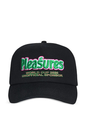 Pleasures embroidered baseball cap - Black