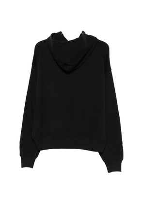 ICECREAM logo-patch drawstring hoodie - Black