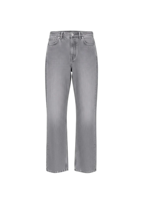 Isaia button-up straight-leg jeans - Grey