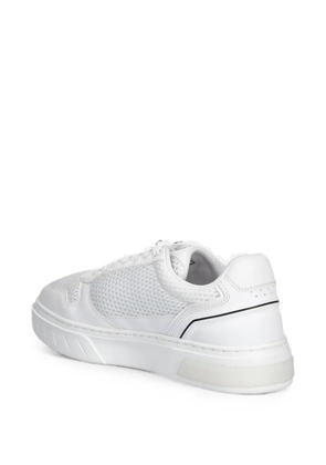 Ea7 Emporio Armani New Premium Court logo-print panelled sneakers - White