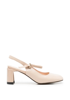 LINDA BAUMANN buckle-fastening slingback pumps - Neutrals