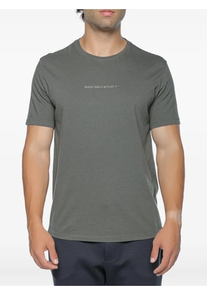 Ecoalf slogan-print T-shirt - Green