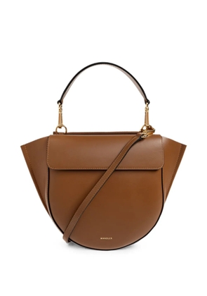 Wandler Hortensia leather tote bag - Brown