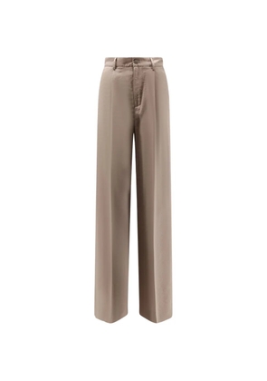 Hevo wide-leg high-waisted trousers - Neutrals