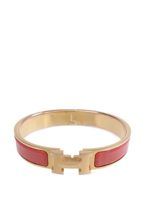 Hermès Pre-Owned Clic H enamel bracelet - Gold