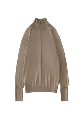 Studio Nicholson Eide ladder-stitch sweater - Brown