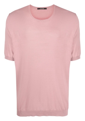 Tagliatore knitted silk T-shirt - Pink