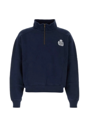 Sporty & Rich NY Crest embroidered sweater - Blue
