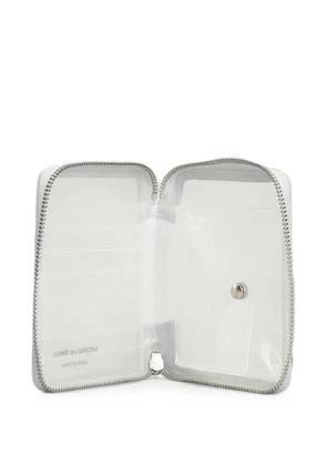 Comme Des Garçons Wallet snakeskin-effect wallet - White