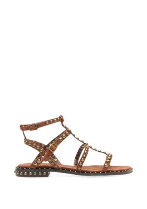 Ash Play studded cage sandals - Brown