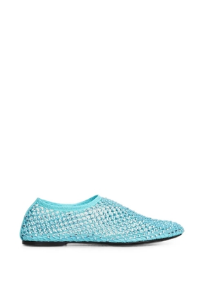 strategia shoes Bijoux crystal-embellished ballet flats - Blue