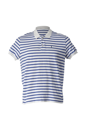 Saint Laurent Pre-Owned striped polo cotton T-shirt - Multicolour