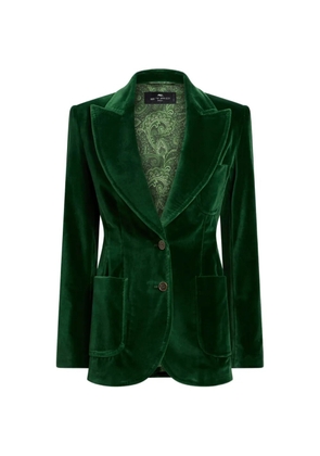 ETRO velvet jacket - Green