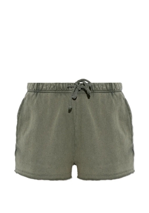 American Vintage raw-hem drawstring shorts - Green