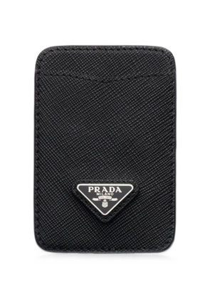 Prada Saffiano-leather card holder - Black