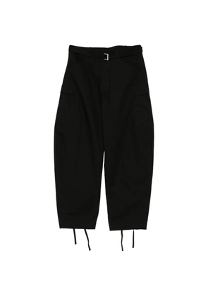 sacai belted cargo pants - Black