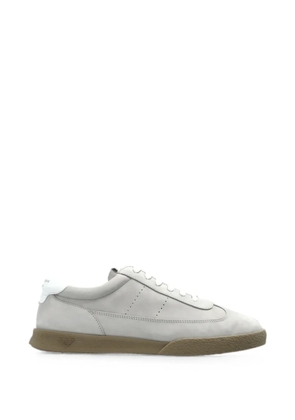 Emporio Armani suede leather sneakers - Grey