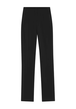 BOSS side-seam wool straight trousers - Black