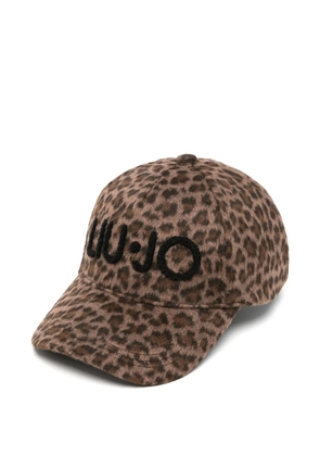 LIU JO leopard-print baseball cap - Brown