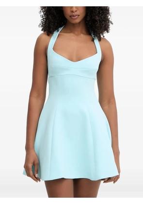 Bardot Deserae halterneck flared mini dress - Blue