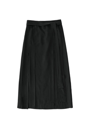 Studio Nicholson Mile pleated maxi skirt - Black