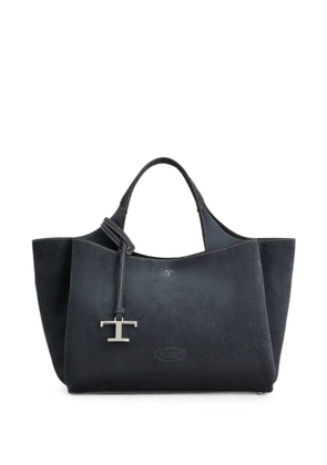 Tod's mini T Timeless leather tote bag - Blue