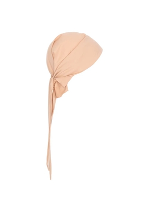 Noire Swimwear knotted-detail head scarf - Pink