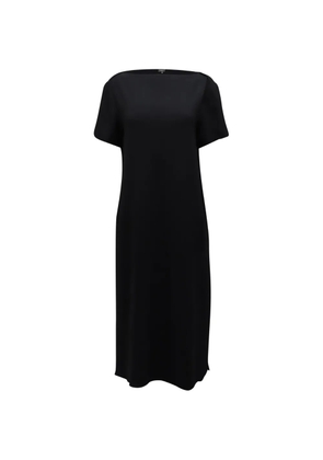 Theory crepe shift midi dress - Black