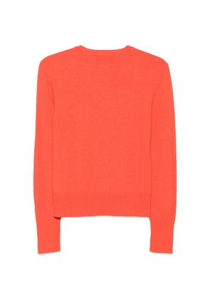 Patrizia Pepe crew-neck cashmere sweater - Orange