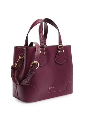 Lancel small Neo Izy grained-leather tote bag - Purple