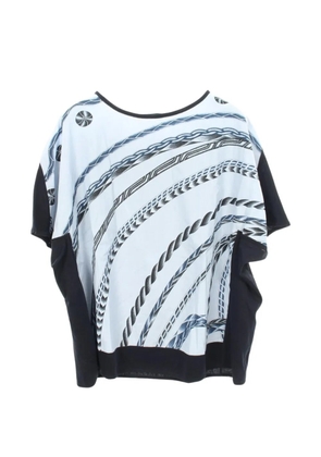 Hermès Pre-Owned 2010s rope-print T-shirt - White