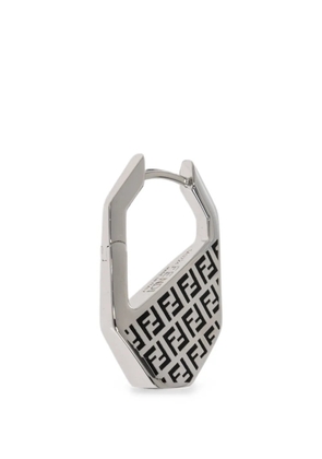 FENDI FF motif geometric earring - Silver