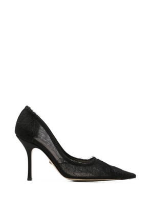 MACH & MACH Devon lace heeled pumps - Black