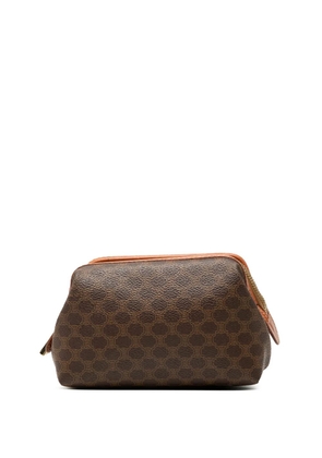 Celine Pre-Owned 1999 Macadam Coated Canvas pouch - Brown