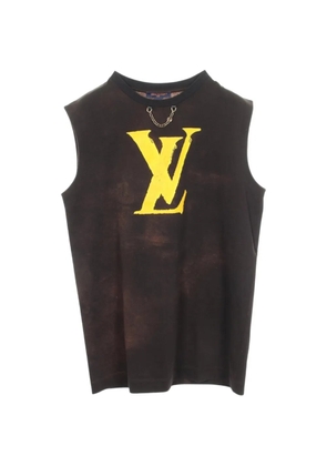 Louis Vuitton Pre-Owned 2010s LV-print tank top - Black